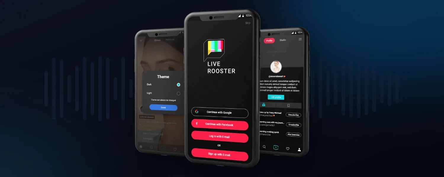 Live Rooster — Media & Social