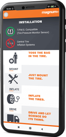 Magnum tire shop user interaction